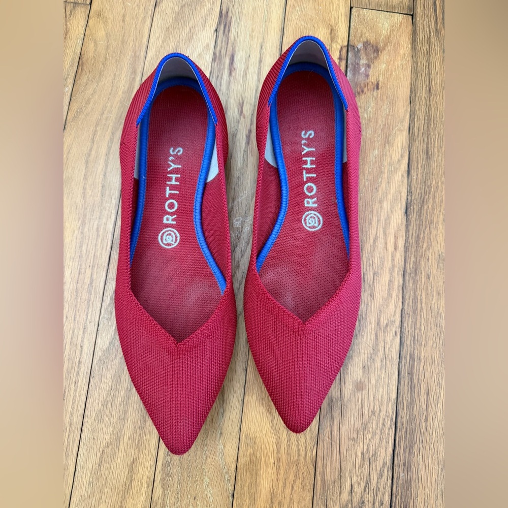 Rothy's Vibrant Red Women's Flats